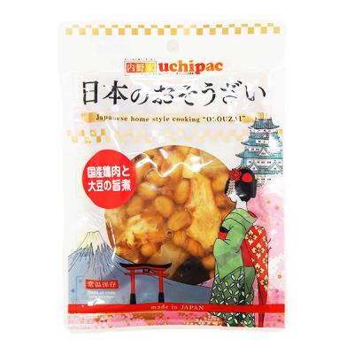 【フードロス商品】ウチノ　国産鶏肉と大豆の旨煮　120g