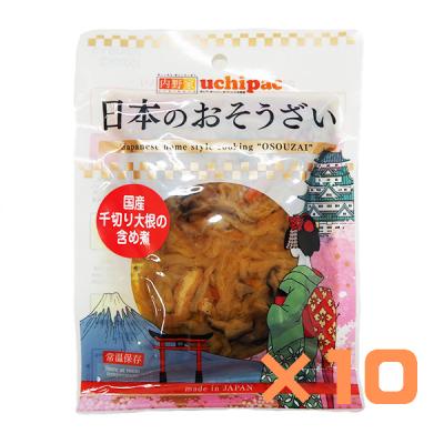 【10袋】ウチノ国産千切り大根の含め煮　120g×10袋