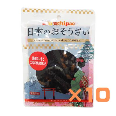 【10袋】ウチノ国産ひじきと大豆の炊き合わせ　135g×10袋