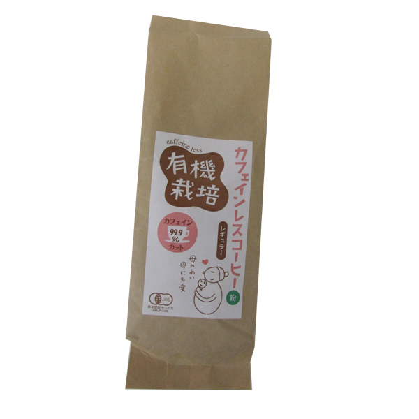 有機カフェインレスコーヒー 粉　100g・1袋
