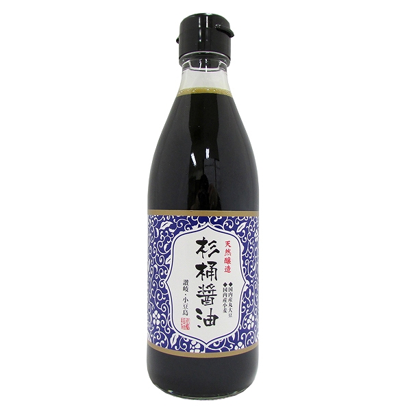 天然醸造 杉桶醤油 360ml・1本｜【オーガニック・自然食品 通販】こだわりやオンラインショップ