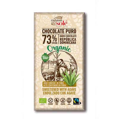 ミトク　chocolatesole OGダークチョコレート　73% アガベ　100g・1枚