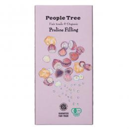 PeopleTreeフェアトレードチョコレート　プラリネフィリング　100g・1枚