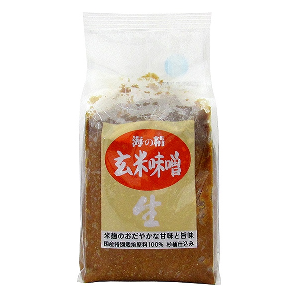 海の精　有機玄米味噌　1kg・1袋