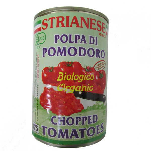 ストリアネーゼ 有機トマトジュースづけ(カット)　400g・1缶