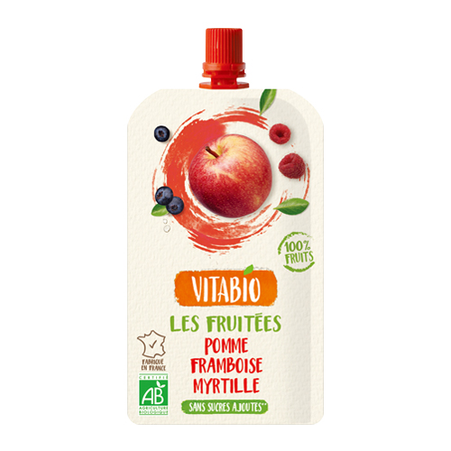 Vitabio スーパーフルーツ アップル・ラズベリー・ブルーベリー　120g・1袋