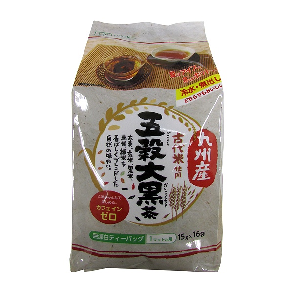 九州産古代米使用 五穀大黒茶 15g×16・1袋