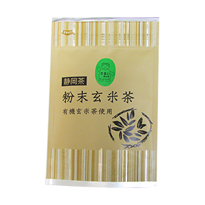 有機茶葉使用 粉末玄米茶　30g・1袋