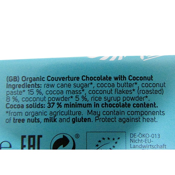 ViVANI OGチョコレートバー クランチーココナッツ　35g・1個