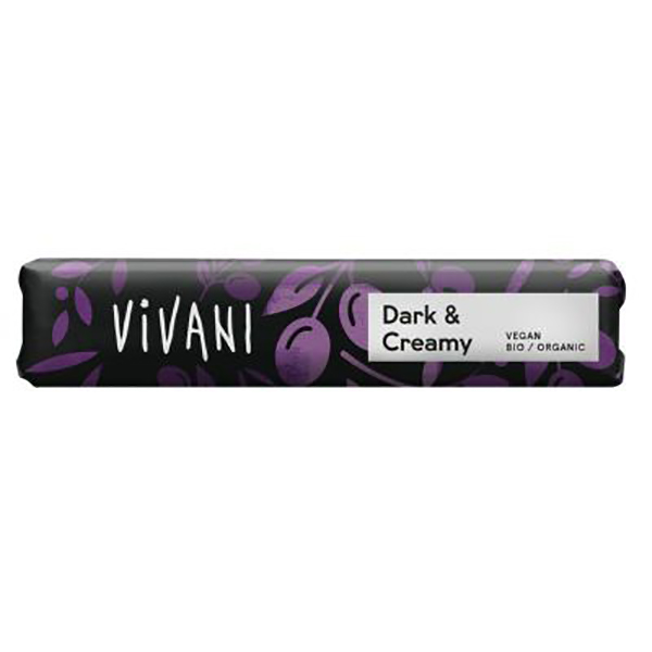 ViVANI OGチョコレートバー ダーク&クリーミー(オリーブオイル風味)　35g・1個