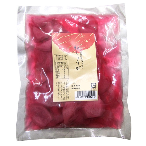 紅生姜スライス　100g・1袋